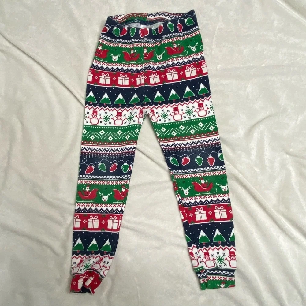 The Children’s Place Glow in the Dark Holiday Fair Isle Pajamas